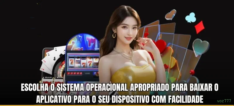 Login rápido no app voz777